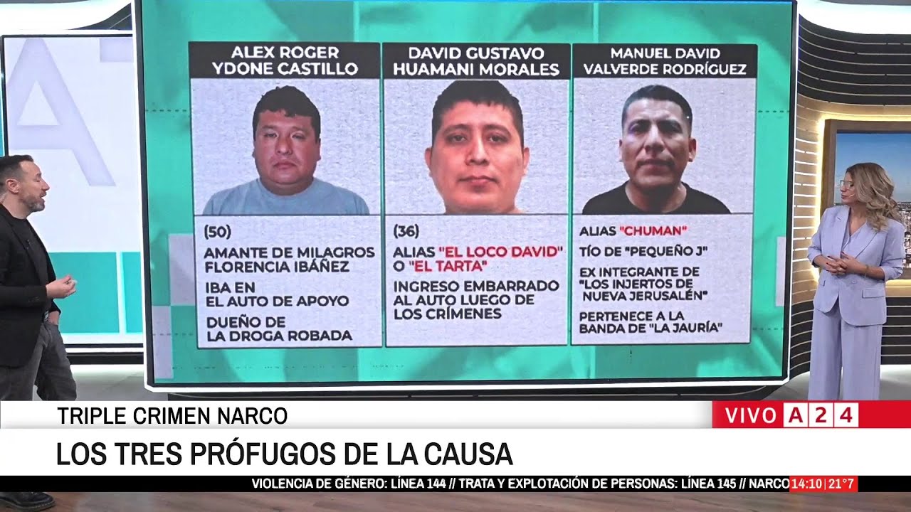 🚨 TRIPLE CRIMEN NARCO EN FLORENCIO VARELA LOS TRES PRÓFUGOS DE LA CAUSA