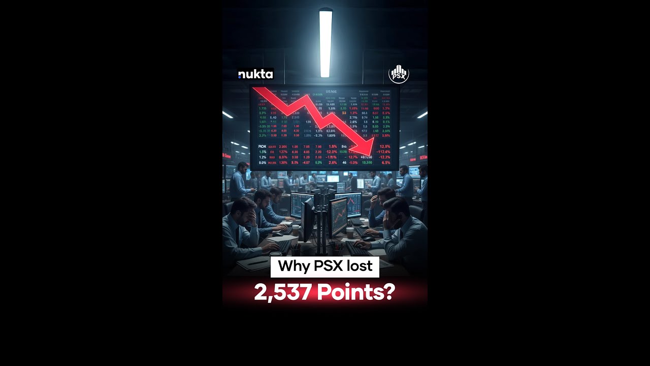 PSX Loses 2,700 Points &mdash; Panic or Correction? | Nukta Business