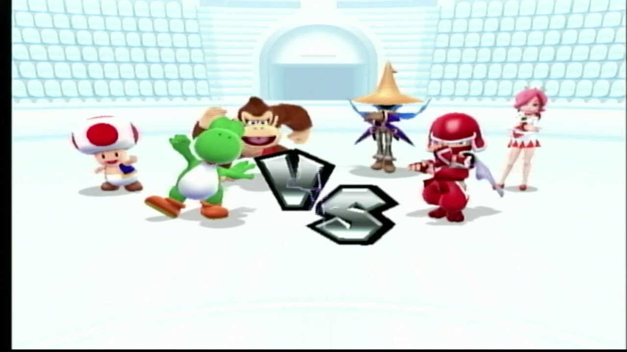 Mario Sports Mix: Team Yoshi vs Team Ninja (Basketball) Gameplay HD