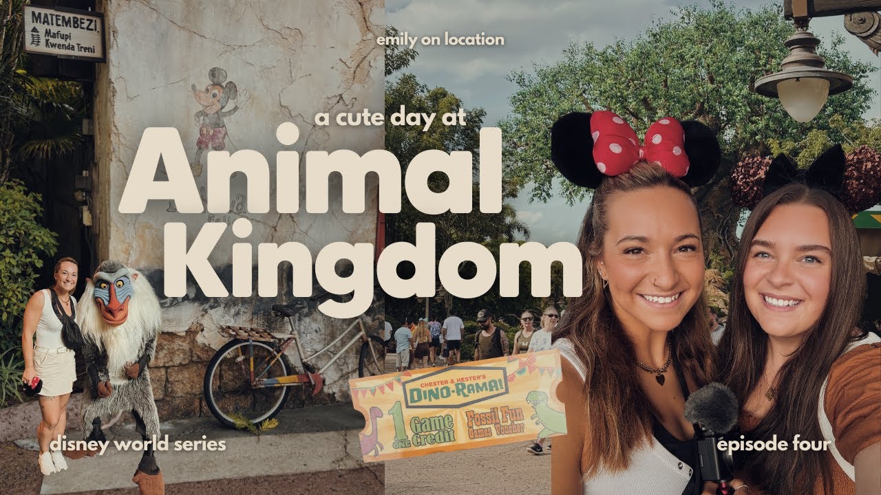 A super cute day at ANIMAL KINGDOM; safari, snacks, LION KING & Cirque du Soleil: Drawn to Life!