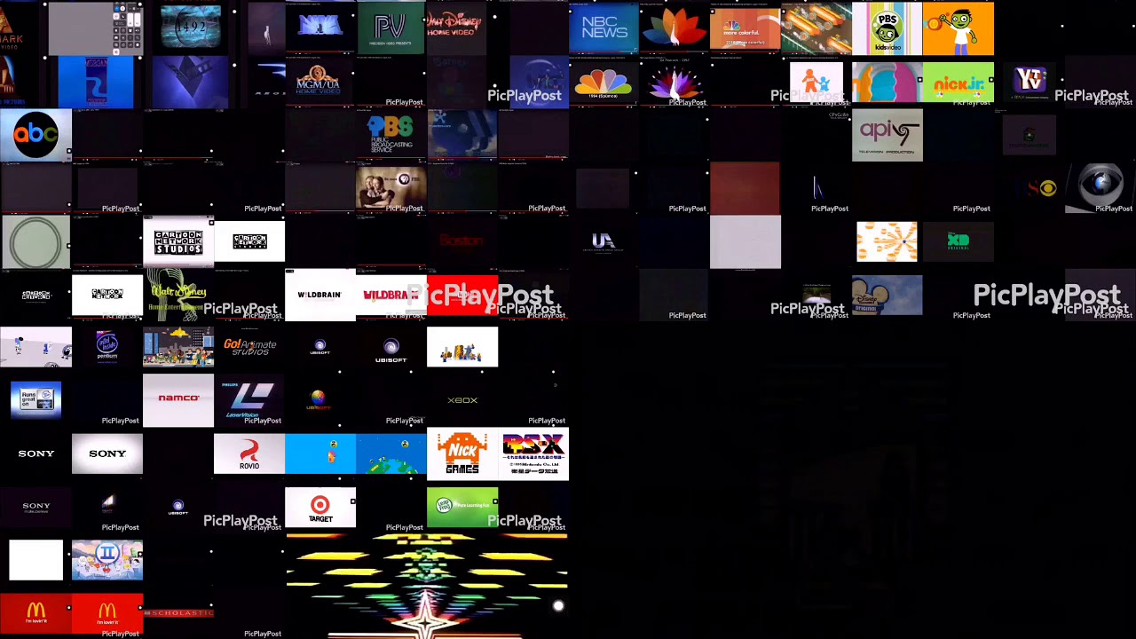 A Lot Of Logos Playing At Once GigaParison