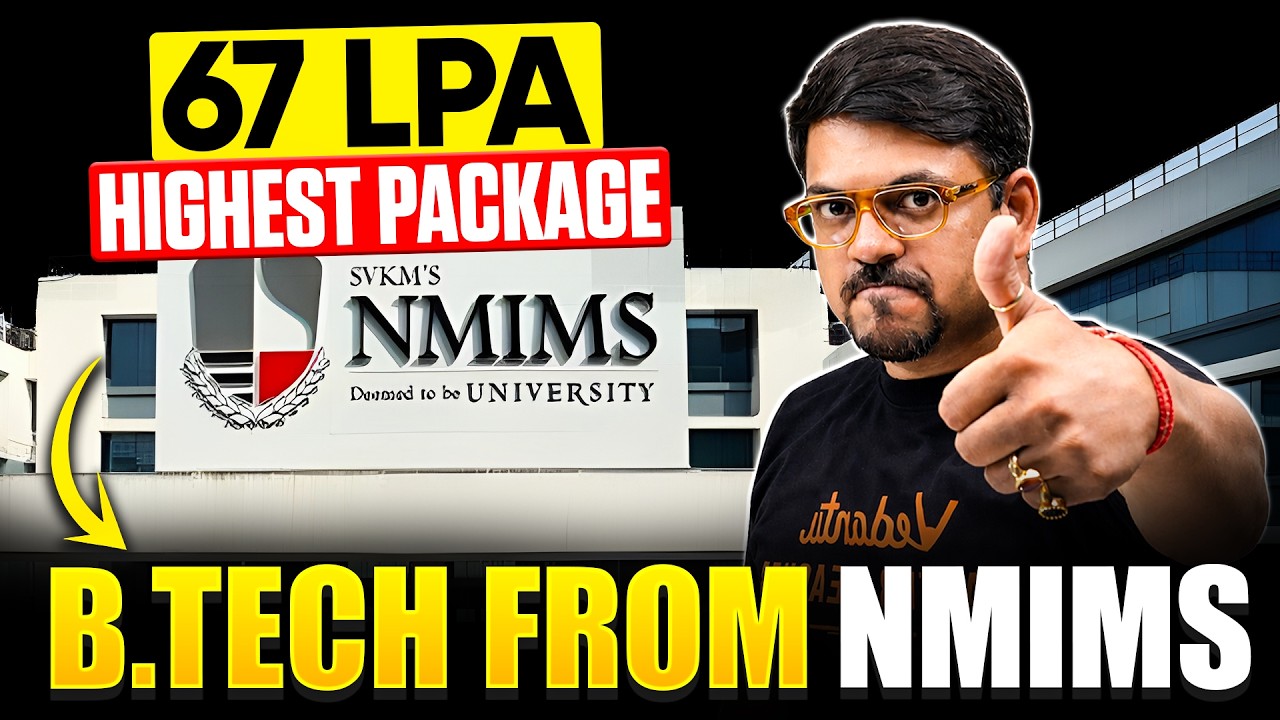 BTech From NMIMS in 2026 | Admission, Fees, Placements & Full Details | JEE 2026 | Harsh Sir
