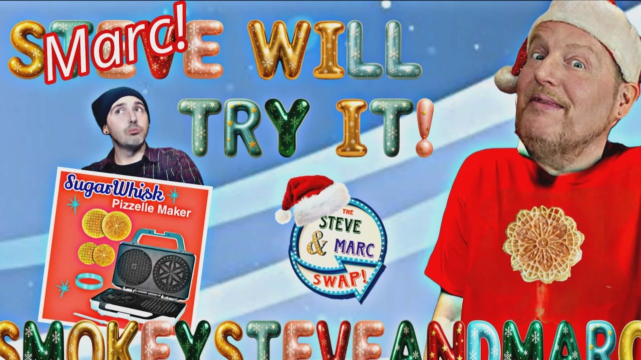 SugarWhisk Pizzelle Maker! SWAP!! #review #smokeysteveandmarc #test