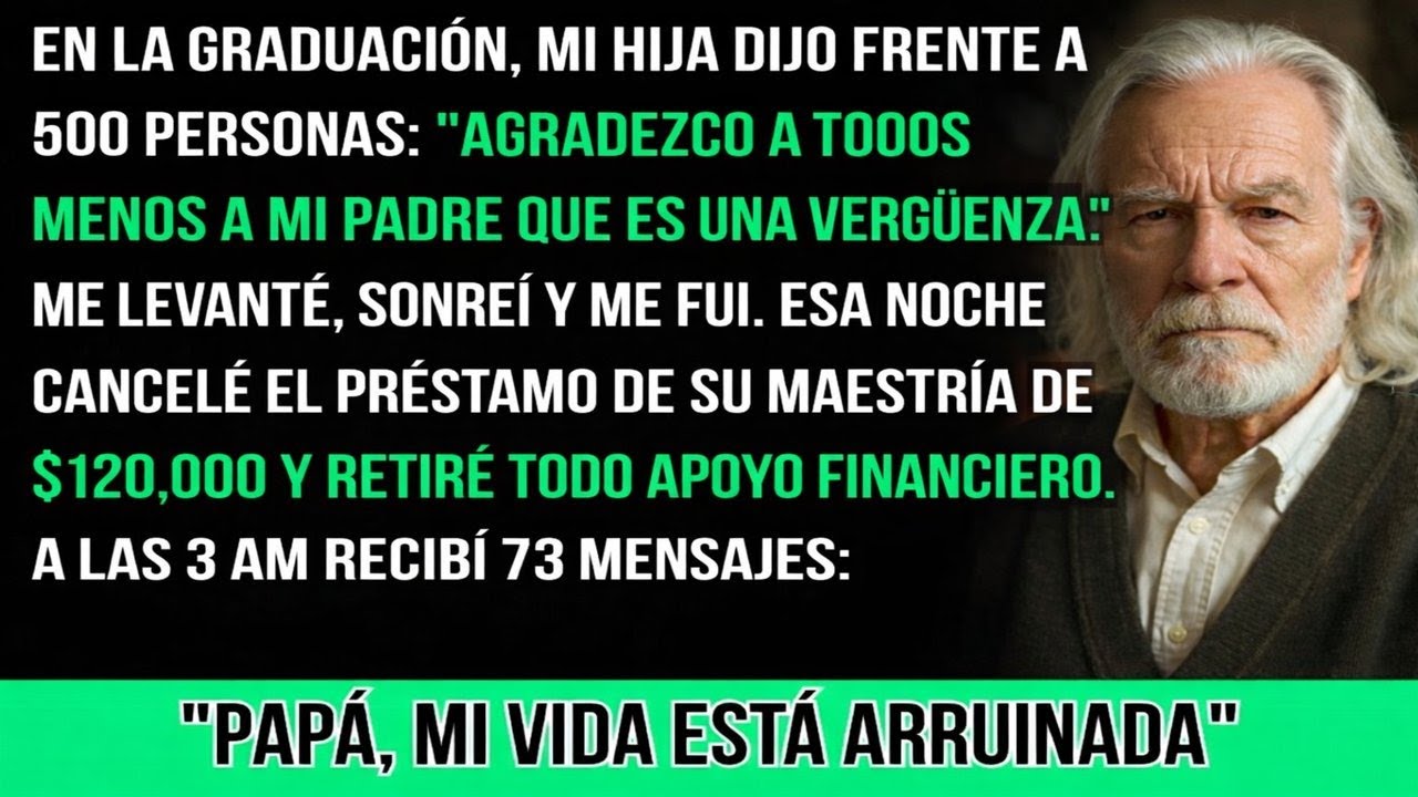 En La Graduación, Mi Hija Dijo: 
