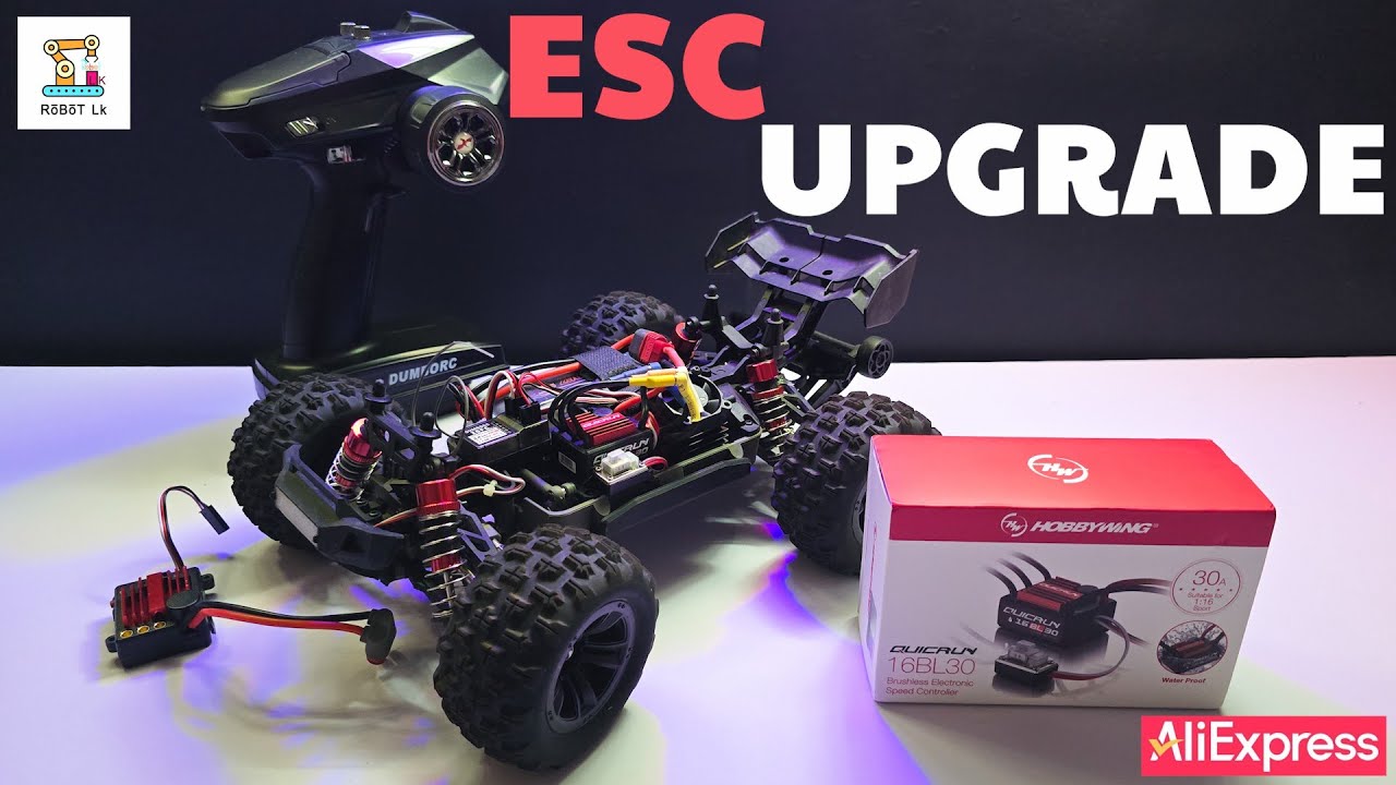 Best RC Car ESC | Hyper Go RC Car ESC Upgrade | HobbyWing QuicRun ESC | Set Button Programming ESC