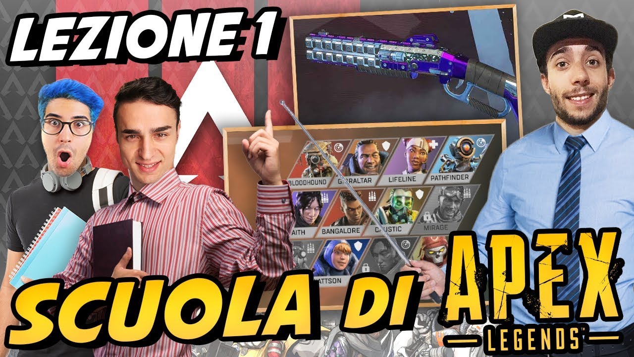 SCUOLA DI APEX! Lezione 1 : Personaggi e Armi MIGLIORI w/Mox600  - Apex Legends Ita