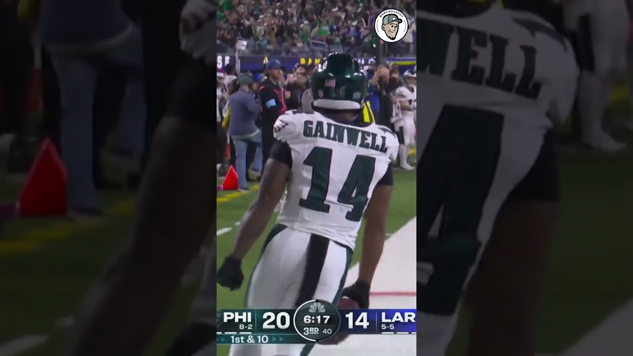 One minute of the MOST RIDICULOUS Kenny Gainwell moments of 2024 🔥🦅 LEGIT CHAIN MOVER on 3rd Down