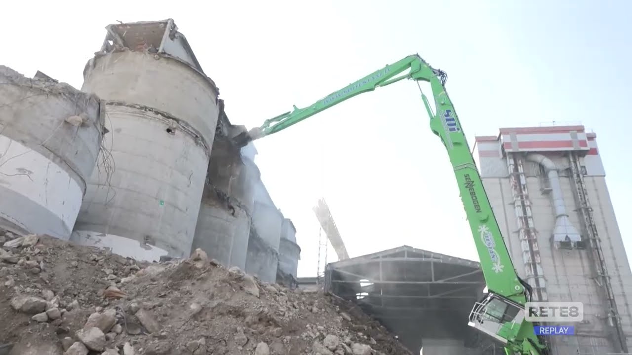 Pescara – I lavori all’ex cementificio