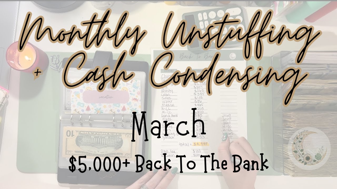 🏦💵 Unstuffing Bills & Cash Condensing ALL Binders! 💰✨