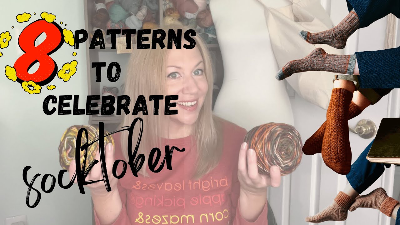 8 Sock Knitting Patterns to Celebrate SOCKtober! 🍂🧦