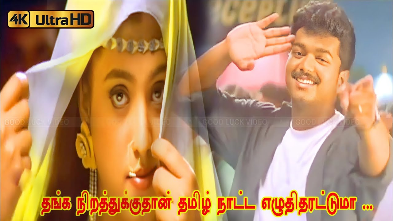தங்க நிறத்துக்குதான் தமிழ் நாட்ட எழுதிதரட்டுமா பாடல் | Thanga Nirathuku song | Vijay, Swarnalatha
