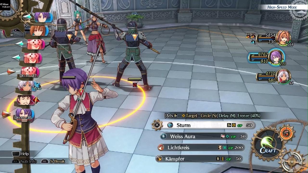 Trails in the Sky 1st Chapter Lt Lorence nightmare