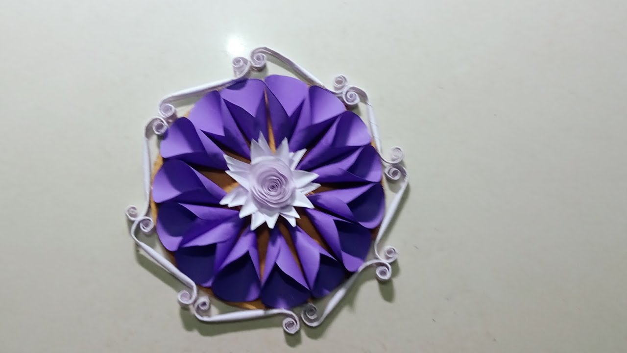 😍 Sirf Paper Se Banaya Ye Beautiful Wall Hanging | Easy Paper Craft