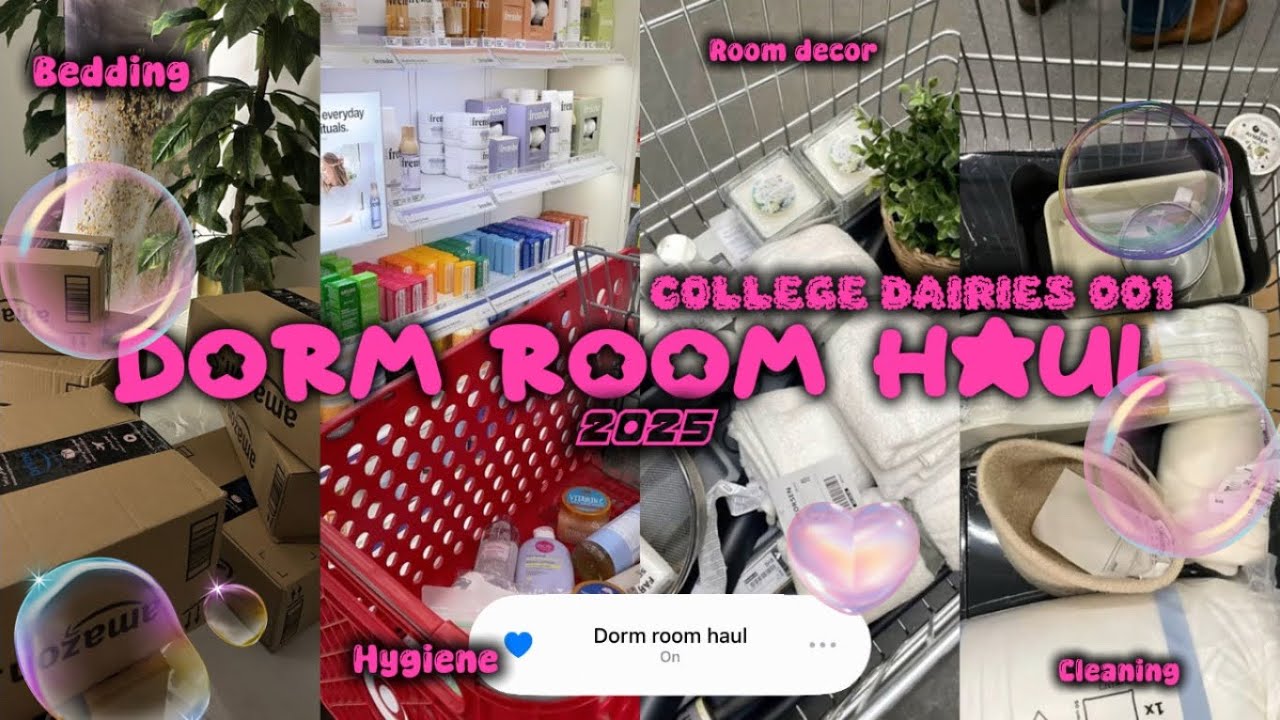 HUGE college dorm room haul | college dairies 001 | Coppin State University