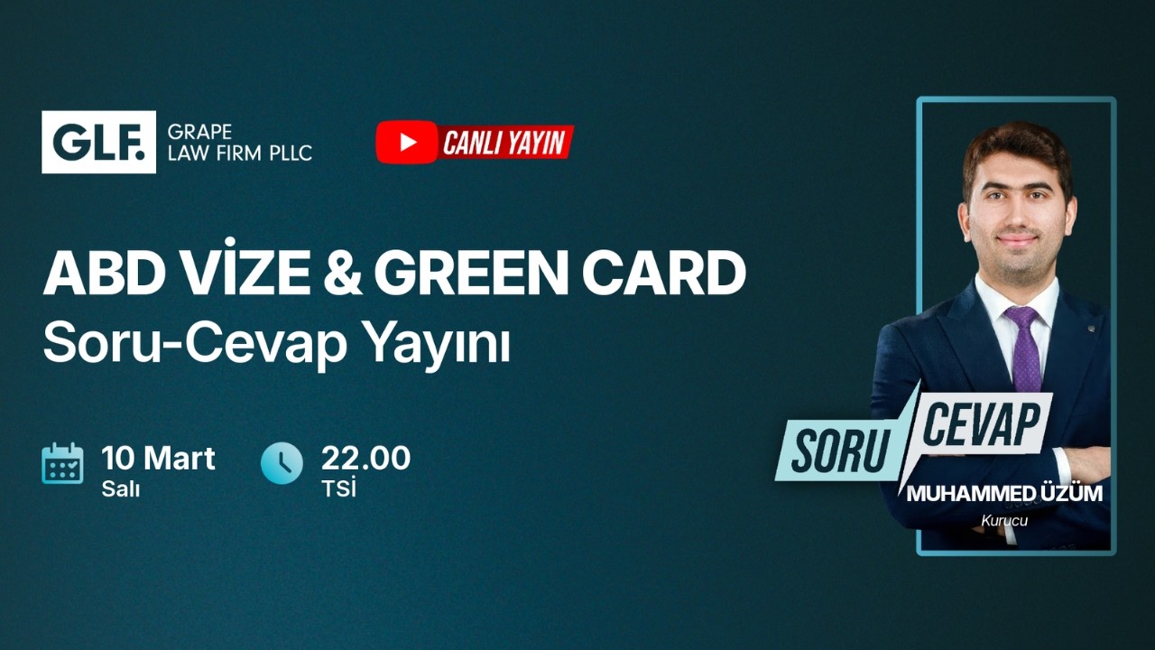 ABD Vize & Green Card Soru-Cevap: Mart 2026 Güncel Gelişmeler ve H-1B Çekiliş Süreci