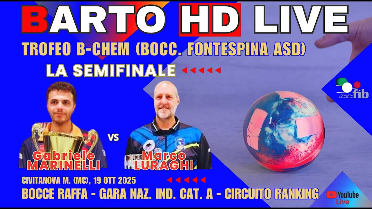 TROFEO B-CHEM - GARA NAZIONALE ALTO LIVELLO - SEMIFINALE