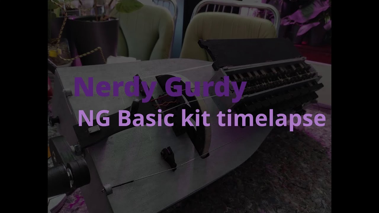 Building a Nerdy Gurdy Basic kit - full timelapse.