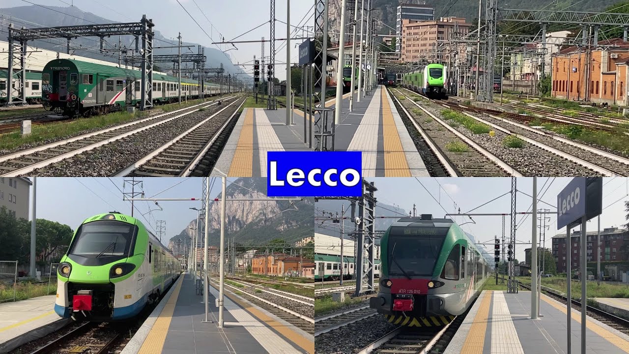 Treni del Basso Lario [parte 2/2]: stazione di LECCO!