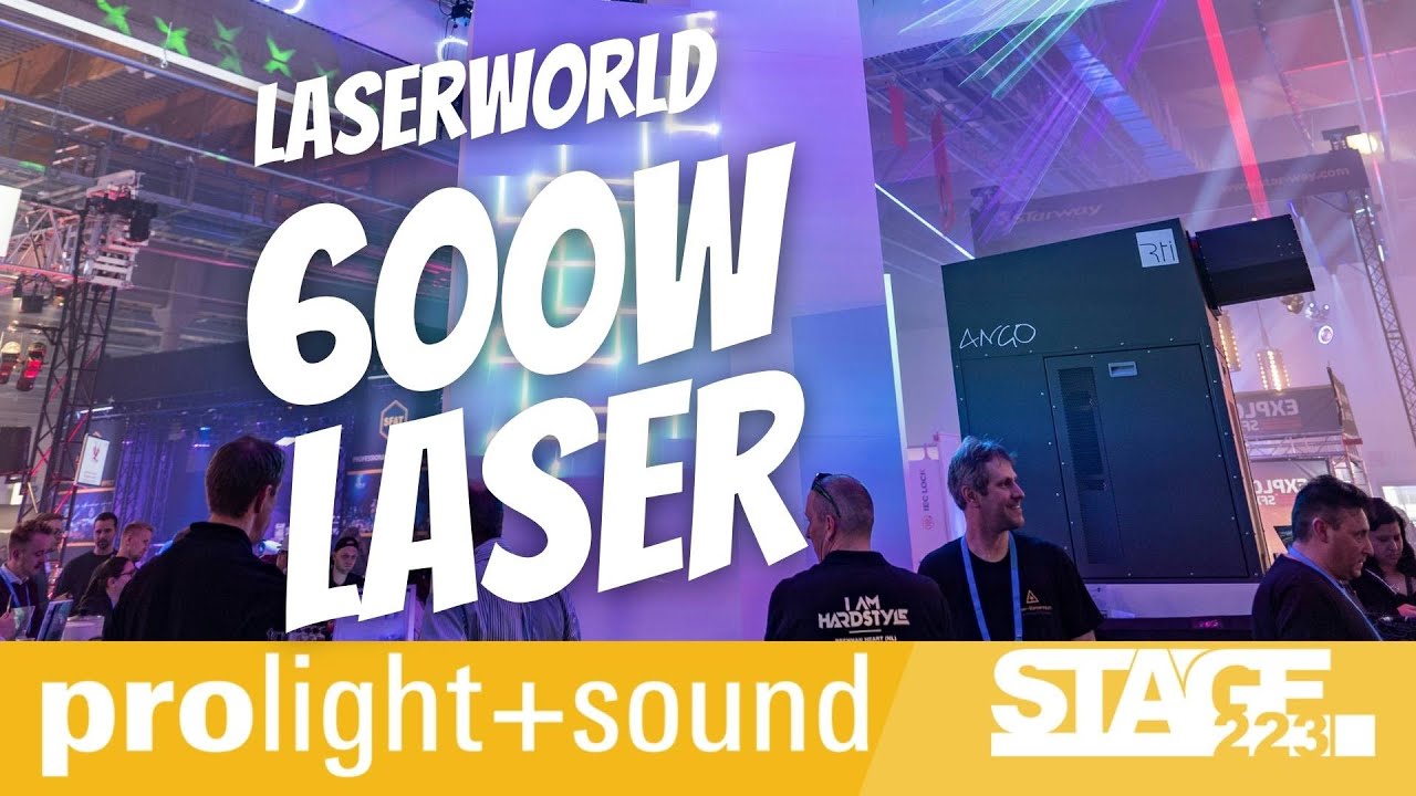 Laserworld mit 600Watt Laser | Prolight + Sound 2022