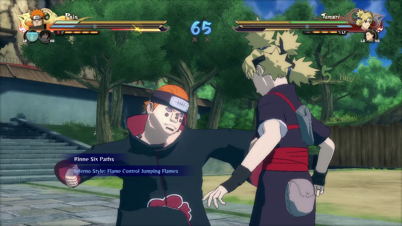 Team Cụ Madara + Sauke + Pain vs Temari +sikamaru qu&aacute; b&aacute; NSUNS4