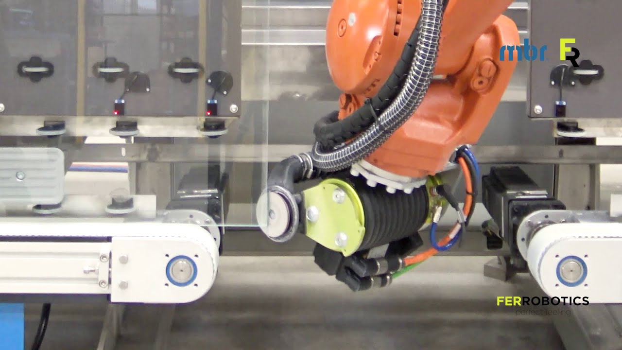 Dry glass edge seaming - sanding by FerRobotics AAK XS