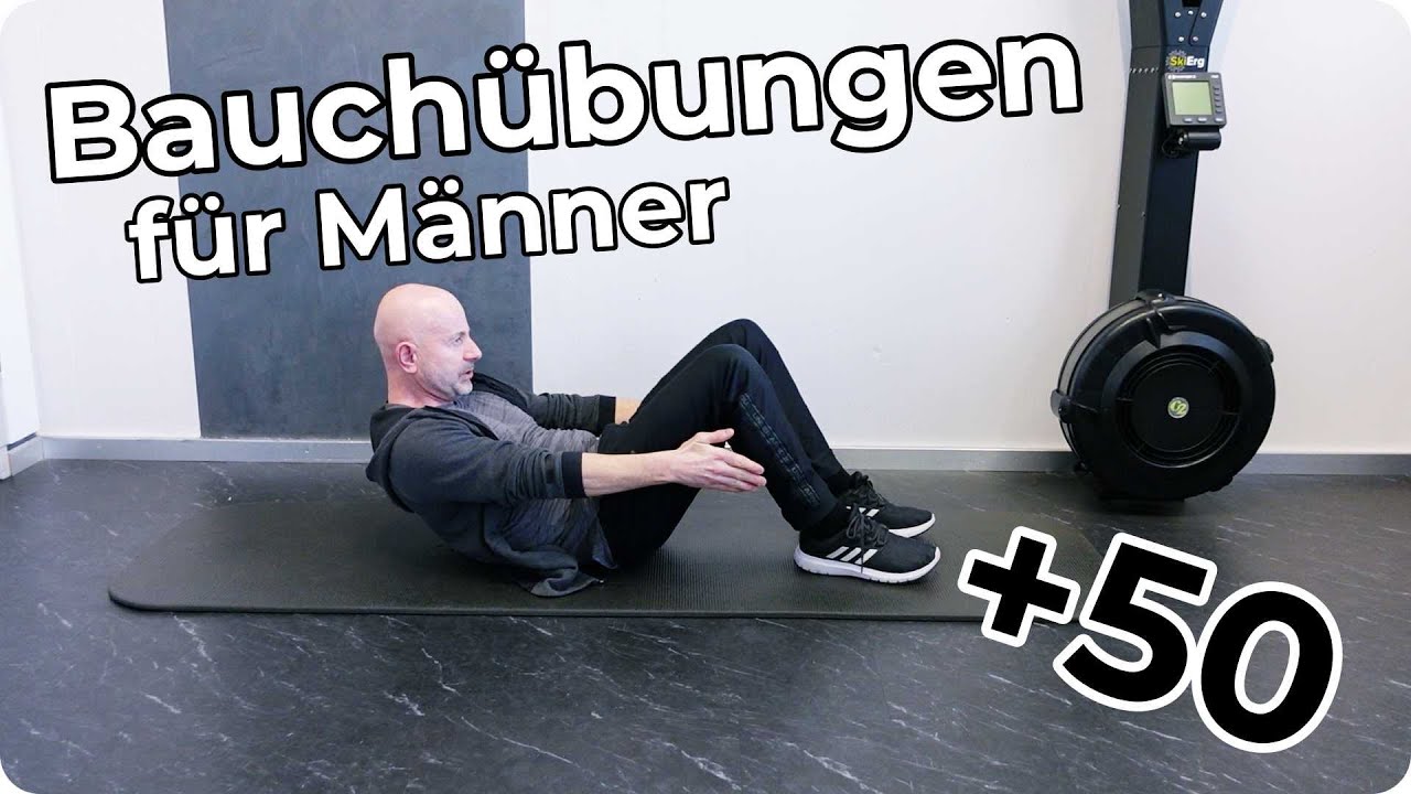 Bauchmuskeltraining für zuhause | Bauchübungen für Männer ab 50
