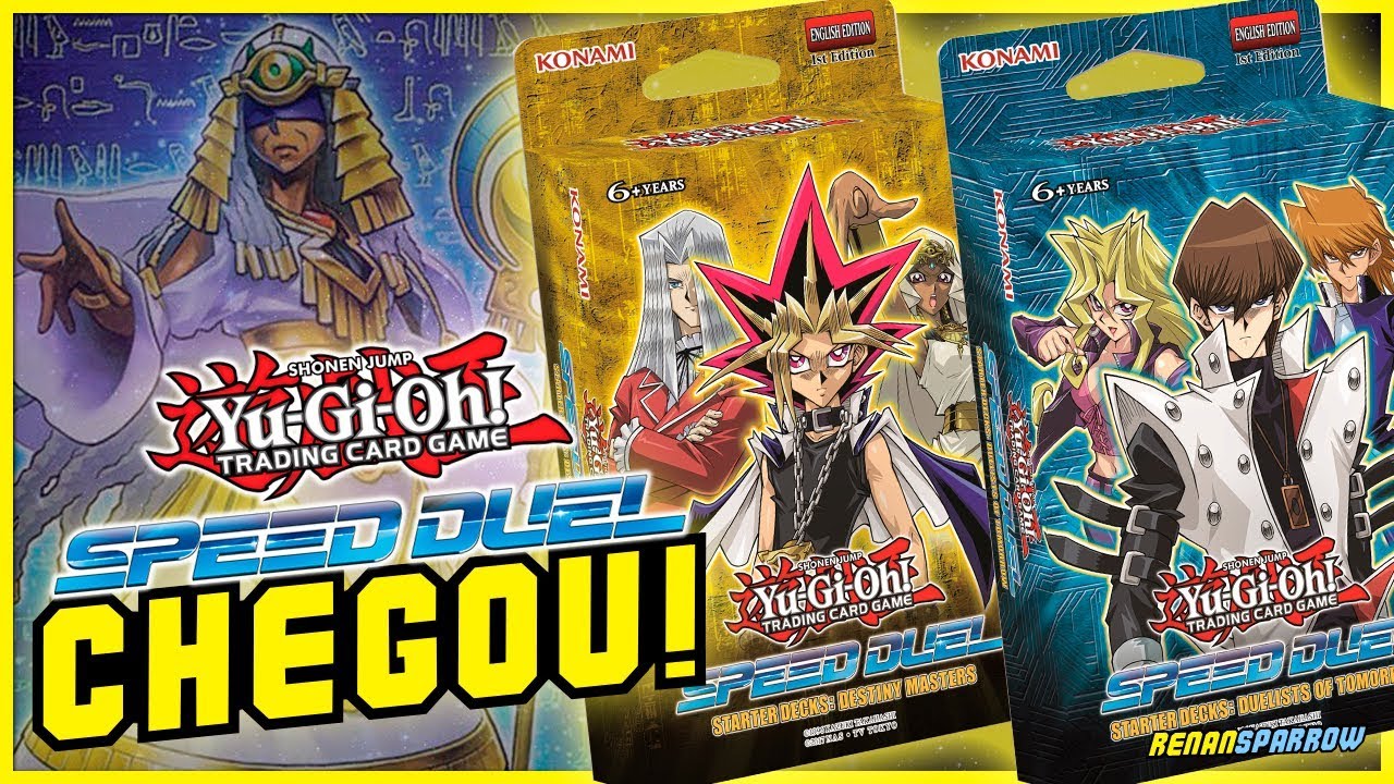 UNBOXING: DECKS INICIAIS DO SPEED DUEL!