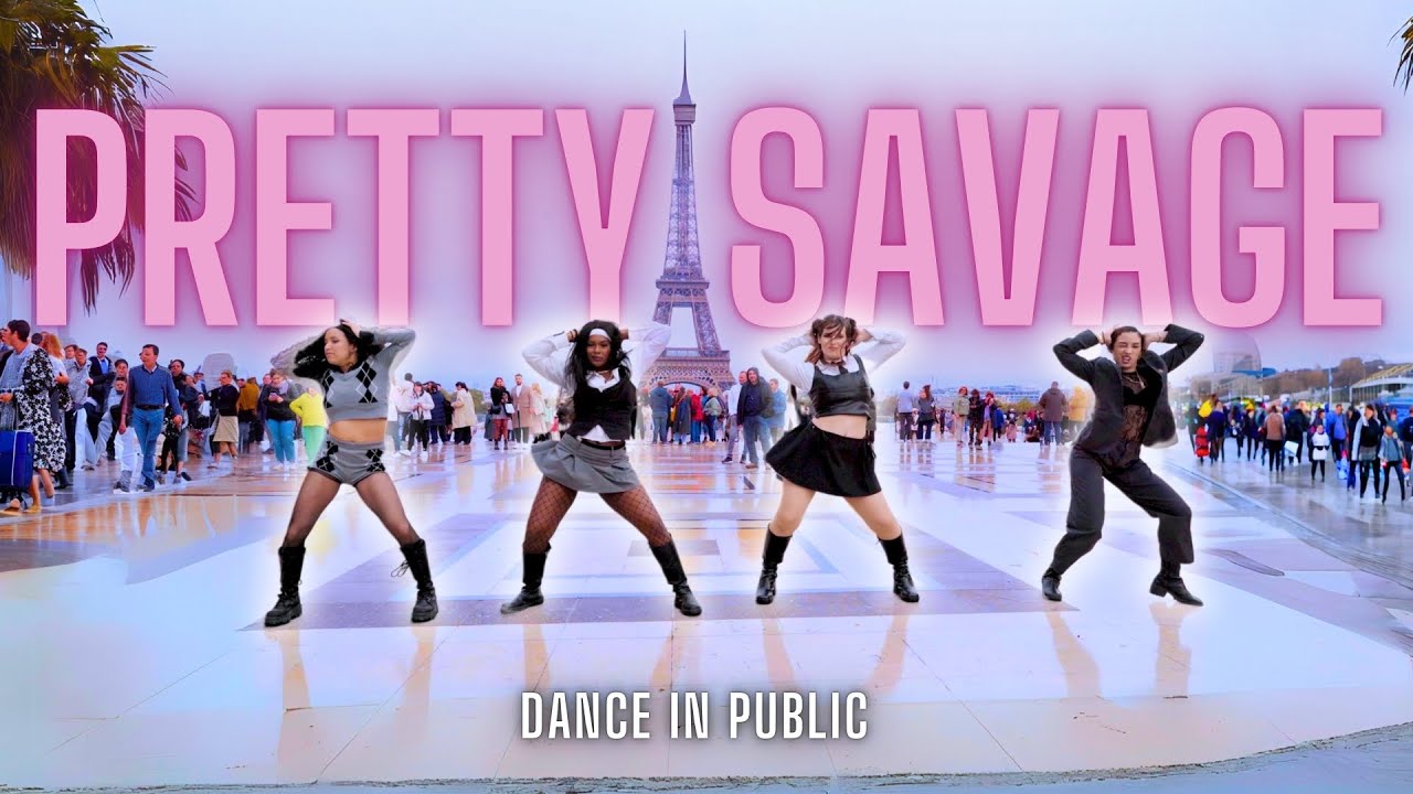 [KPOP IN PUBLIC PARIS] BLACKPINK - PRETTY SAVAGE Dance cover by Young Nation