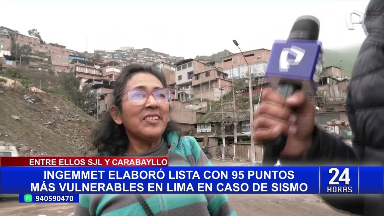 Flor de Amancaes es una de las zonas con mayor riesgo ante un fuerte sismo, seg&uacute;n Ingemmet