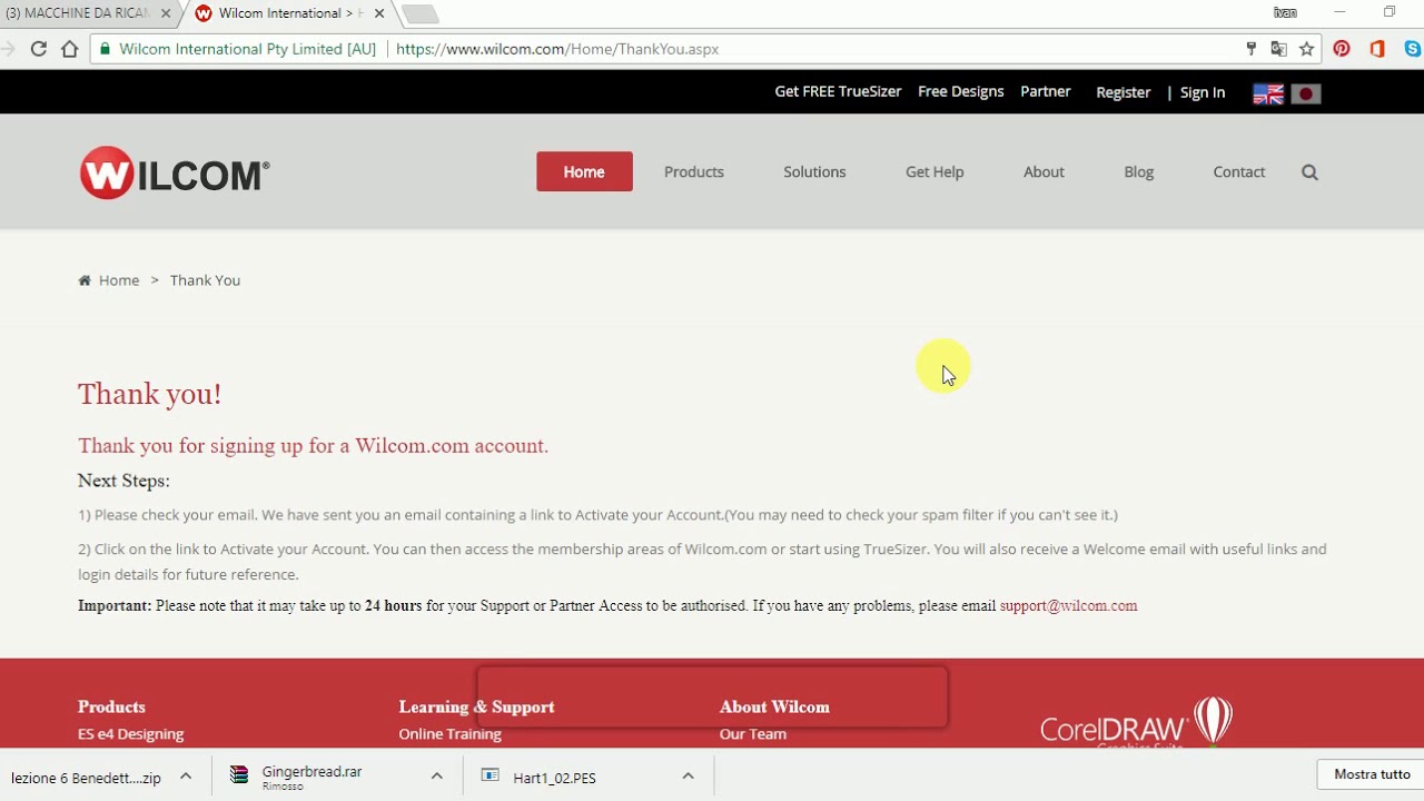 Come scaricare e installare Wilcom TrueSizer VIDEO TUTORIAL SOSTITUITO. DA NON VISUALIZZARE