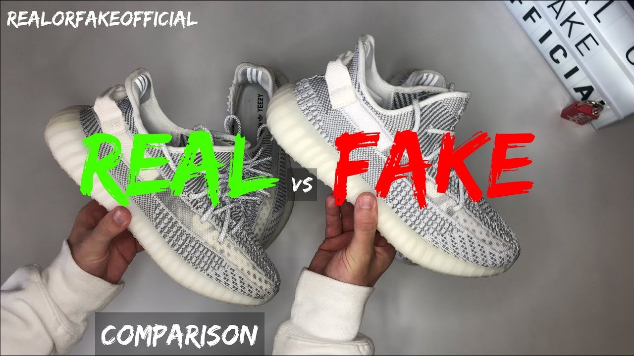 ADIDAS YEEZY 350 BOOST V2: СТАТИЧЕСКОЕ СРАВНЕНИЕ НАСТОЯЩИХ И ПОДДЕЛЬНЫХ ВЕРСИЙ