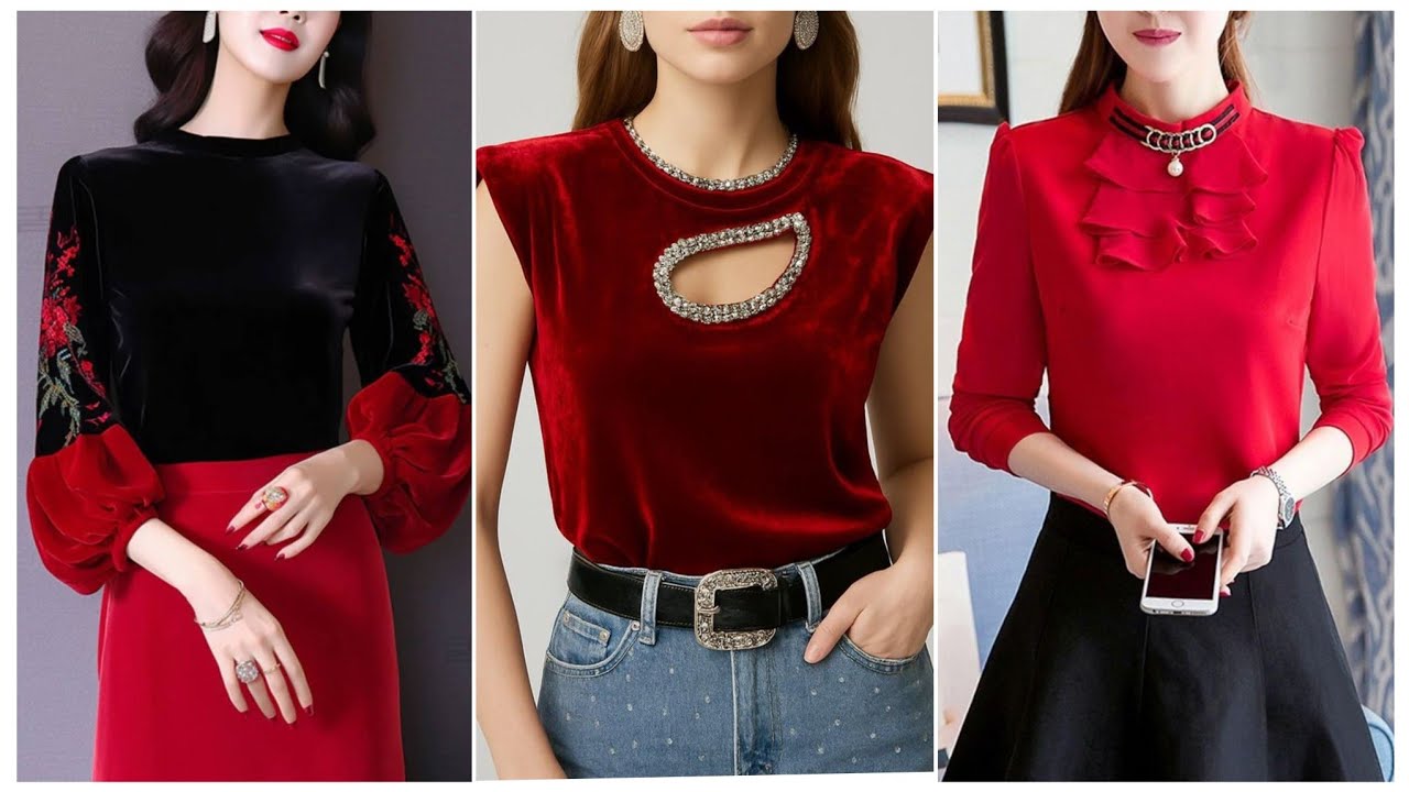 100+BLUSAS DE MODA PARA MUJER Moda BLUSAS BONITAS 100”Ideas de #blusas bonitas MODELOS Festivo