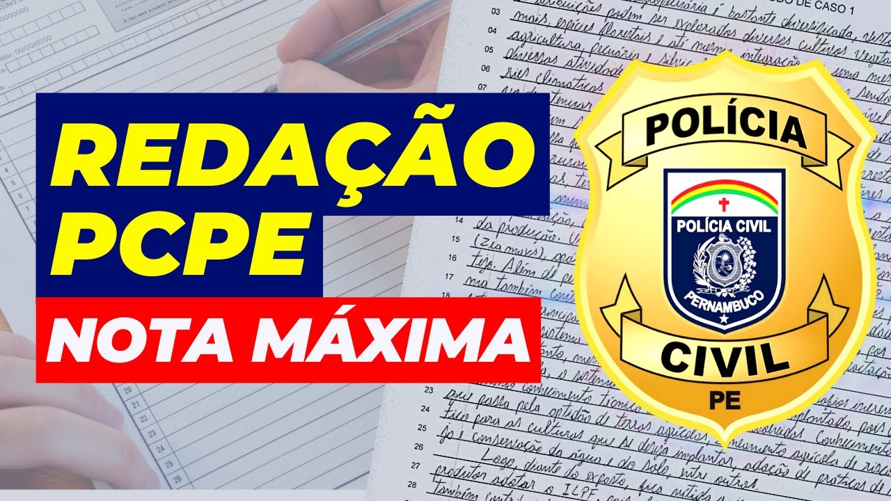 PCPE: COMO A BANCA CEBRASPE COBRA REDA&Ccedil;&Atilde;O?