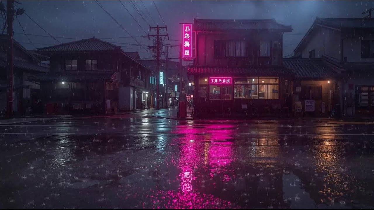 Rainy Night Lofi Mix 🌙 Calm Chillhop Beats to Relax, Study & Sleep #96