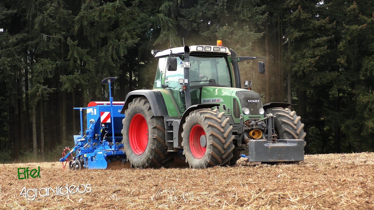 Triticale säen | Fendt 818 & Lemken Saphir 7 | Vorführmaschine [2016]