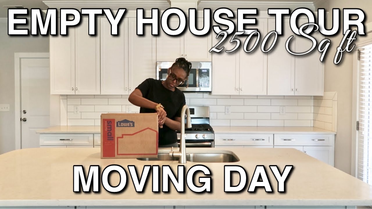 OFFICIAL EMPTY HOUSE TOUR / 2500 SQ FEET HOUSE / IM BACK / EBONY ROGERS