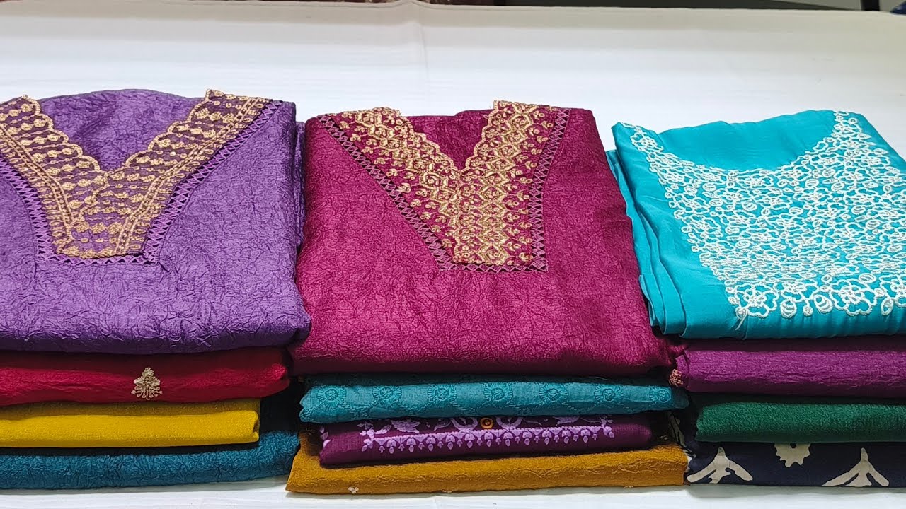 Unstitched materials 🥰💥# party wear collections#oline shopping🛍️