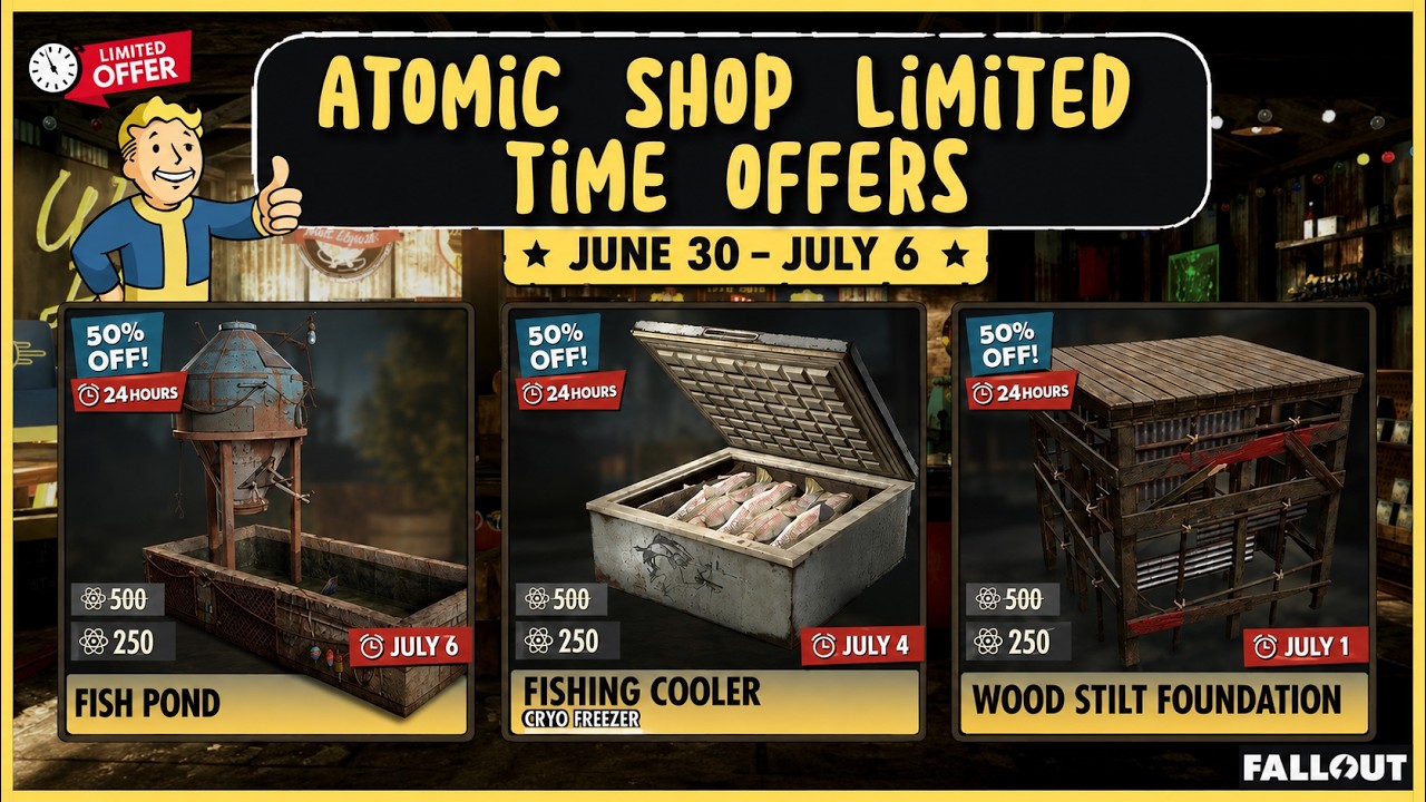 Ежедневные предложения Atomic Shop в Fallout 76 (30 июня &ndash; 6 июля) | Что стоит купить?
