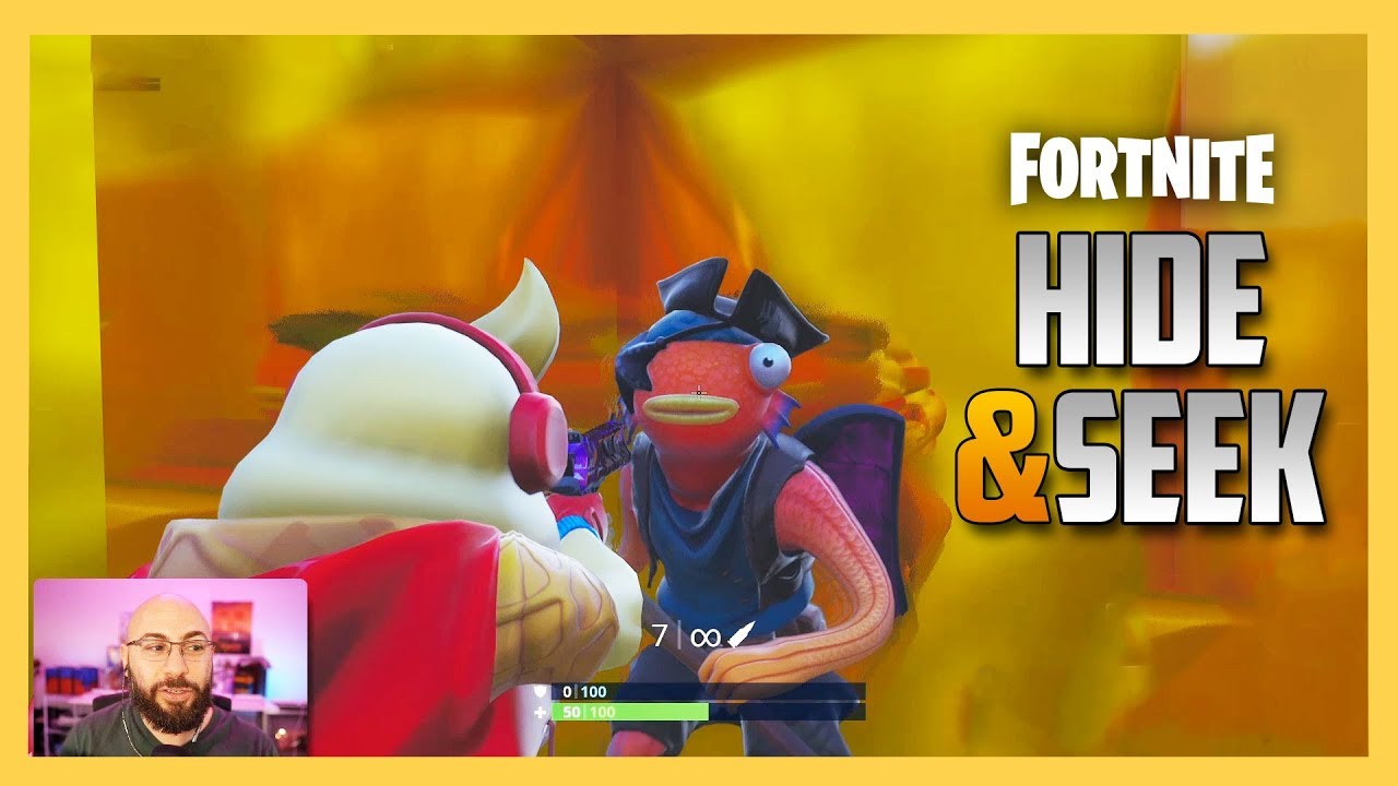 Fortnite Creative Hide and Seek - JackSTXR and other mods HIDE!  Swiftor