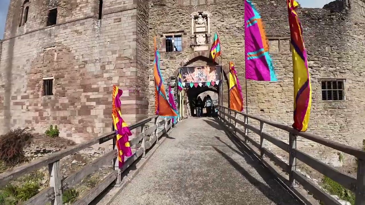 LUDLOW CASTLE. 4K FOOD AND DRINK FESTIVAL 2025.