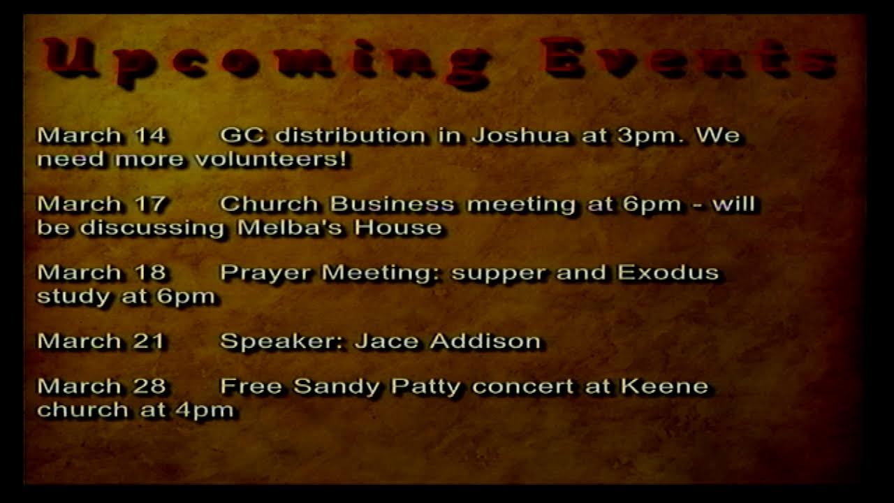 Cowboy SDA Church Live Stream