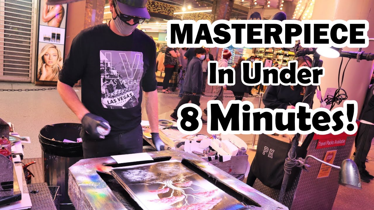 AMAZING STREET ARTIST - LAS VEGAS