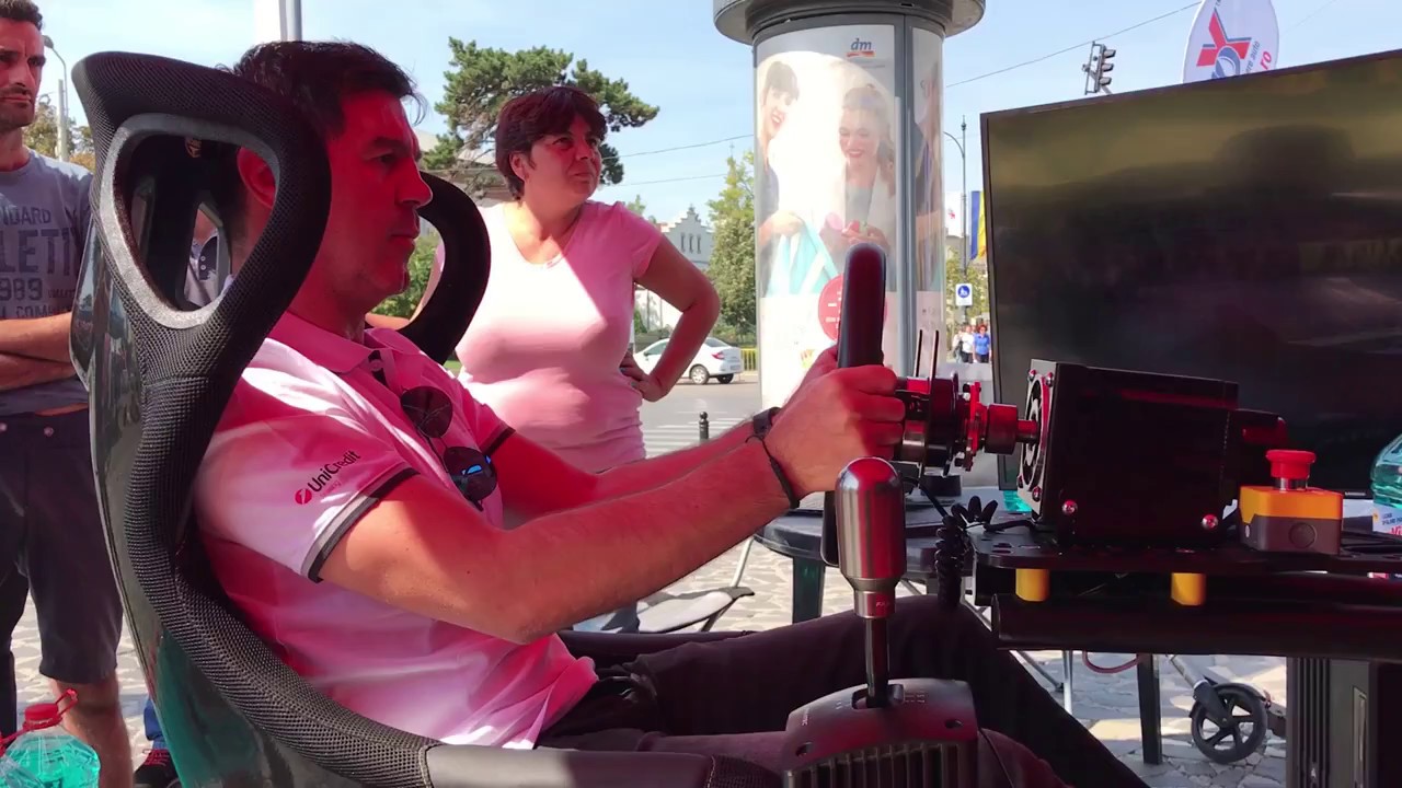 Ne incalzim pe simulator pentru Craiova Super Rally!