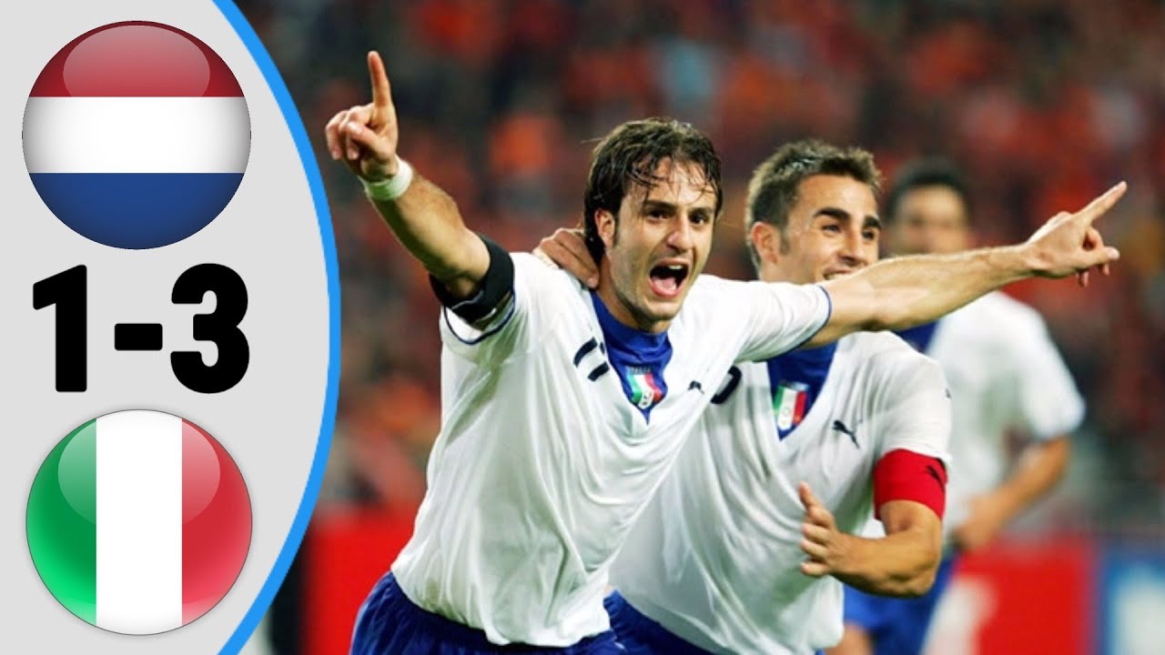 Netherland 1 &times; 3 Italy | Extended Highlight and All Goals- Friendly 2005 HD