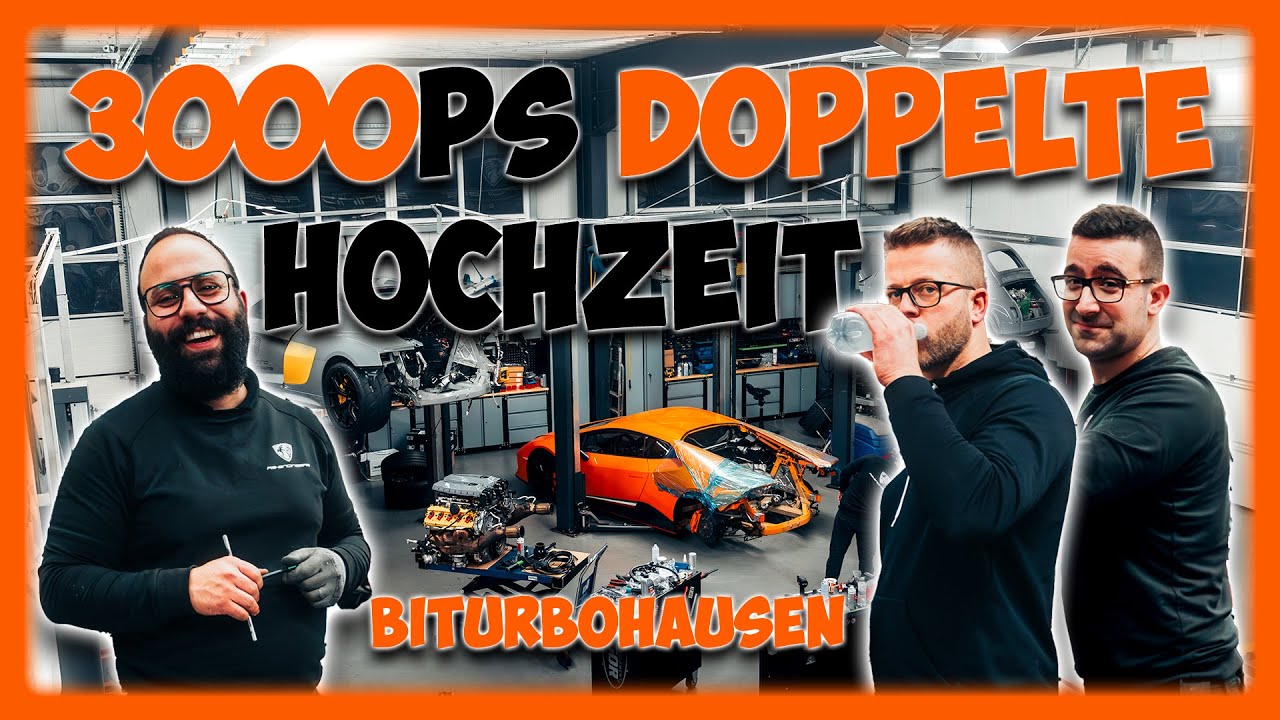 3000PS Lamborghini Huracan und R8 Hochzeit | Double Trouble | RS-Engineers B-Tuning