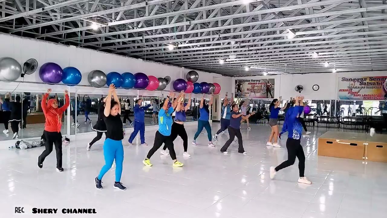 Aerobic Pemula Murni koreo Inti kanan kiri | With Zin Wiwix Djani | Shery channel