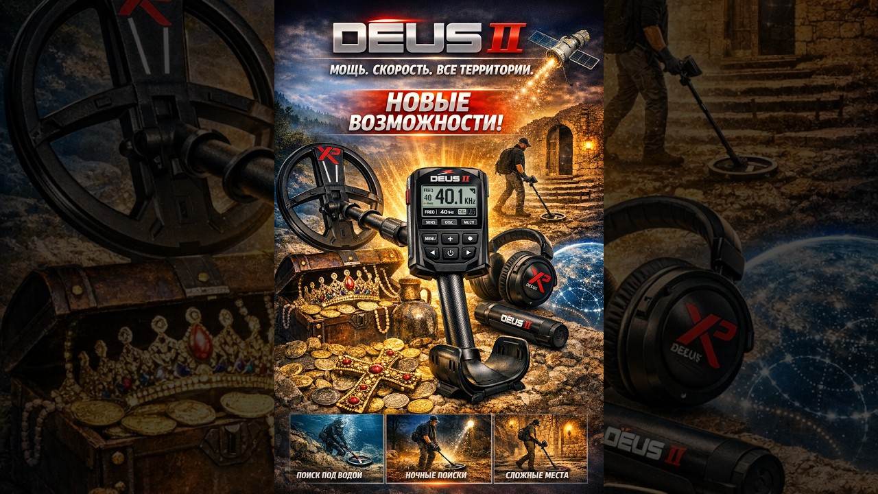 Настройки Deus 2 на клады. Подробное описание прошивки 4 1 Dual Axis.  #metaldetecting  В Переводе.