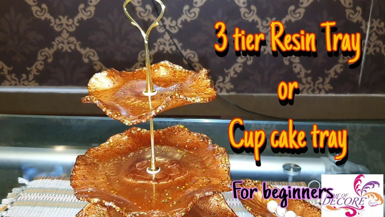 3 Tier Resin Tray | Resin tray | Cake tray | pastry tray
