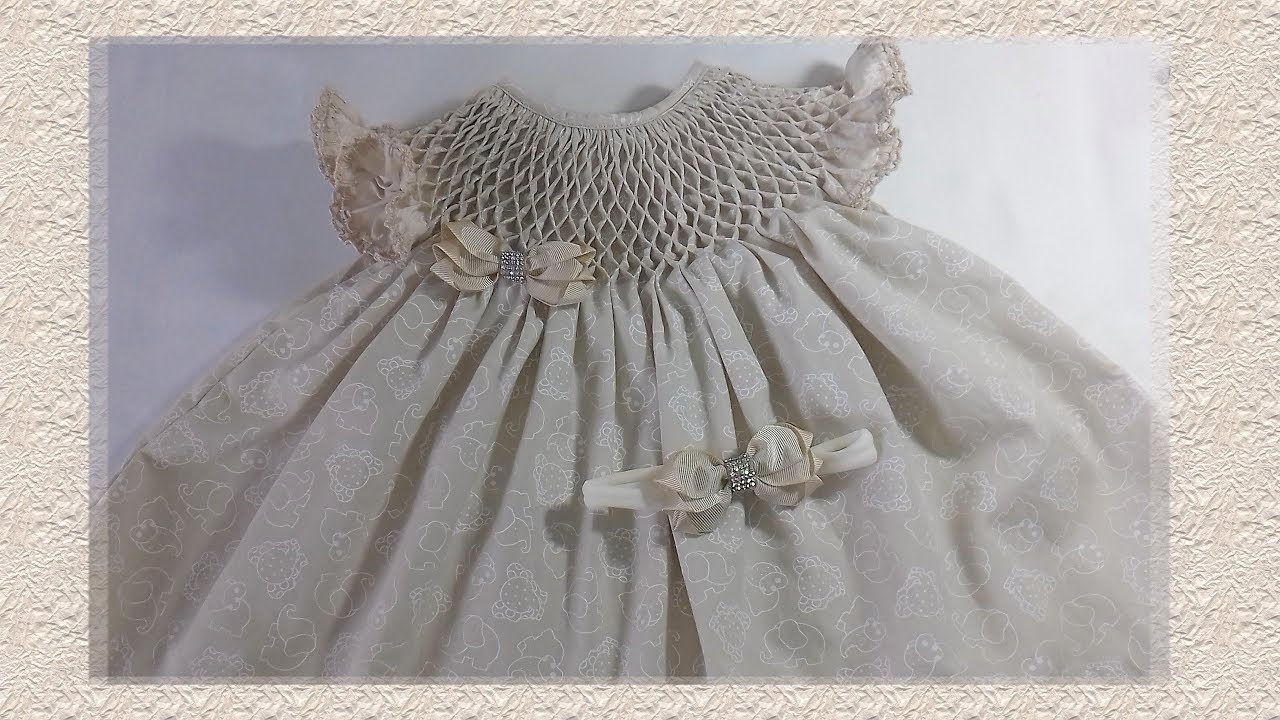 COMO FAZER VESTIDO CASINHA DE ABELHA 1 A 4 MESES (PAP COMPLETO)