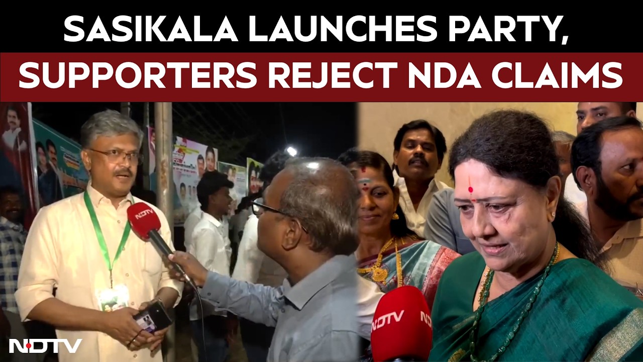 “Sasikala Has Massive Support” | Backer Dismisses NDA Rumours, Targets ‘Betrayers'